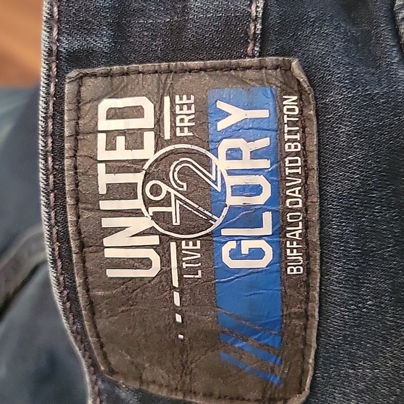 United glory live free 1972 with buffalo david bitton's Jean's - Picture 3 of 3